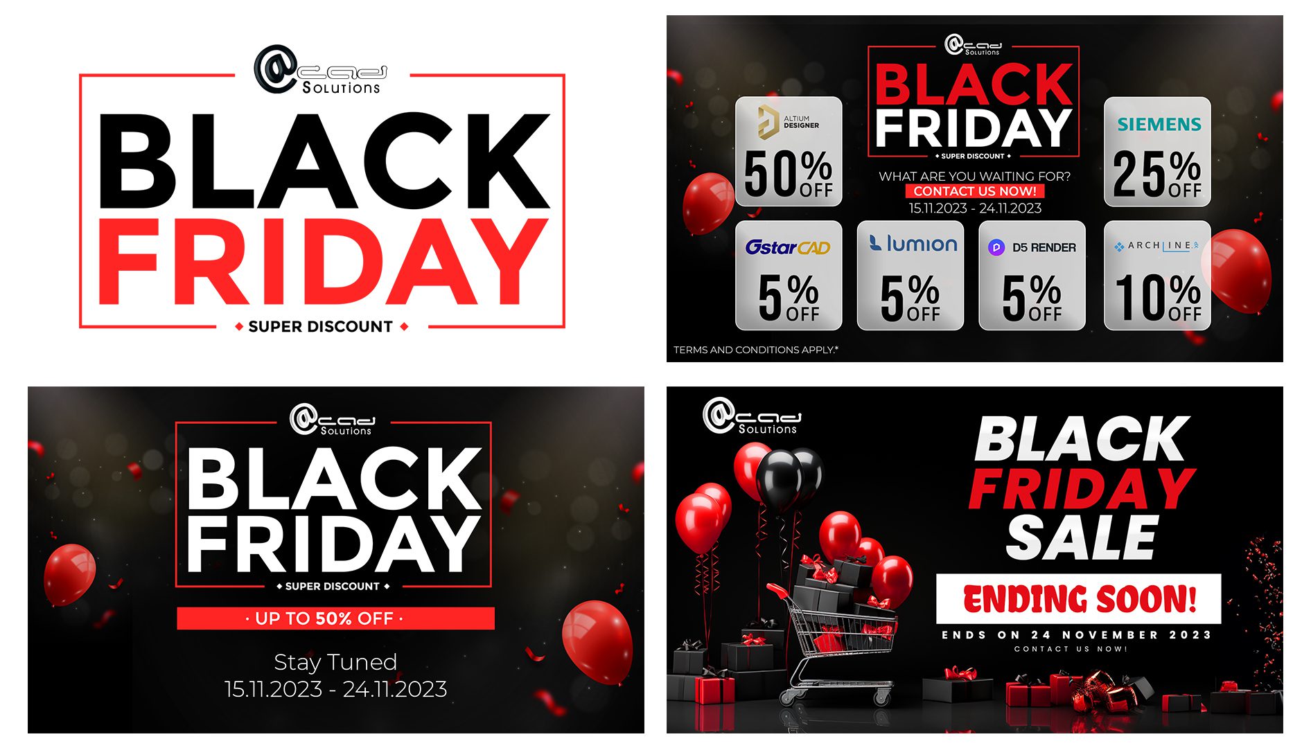 Black Friday Promotion poster all in one
