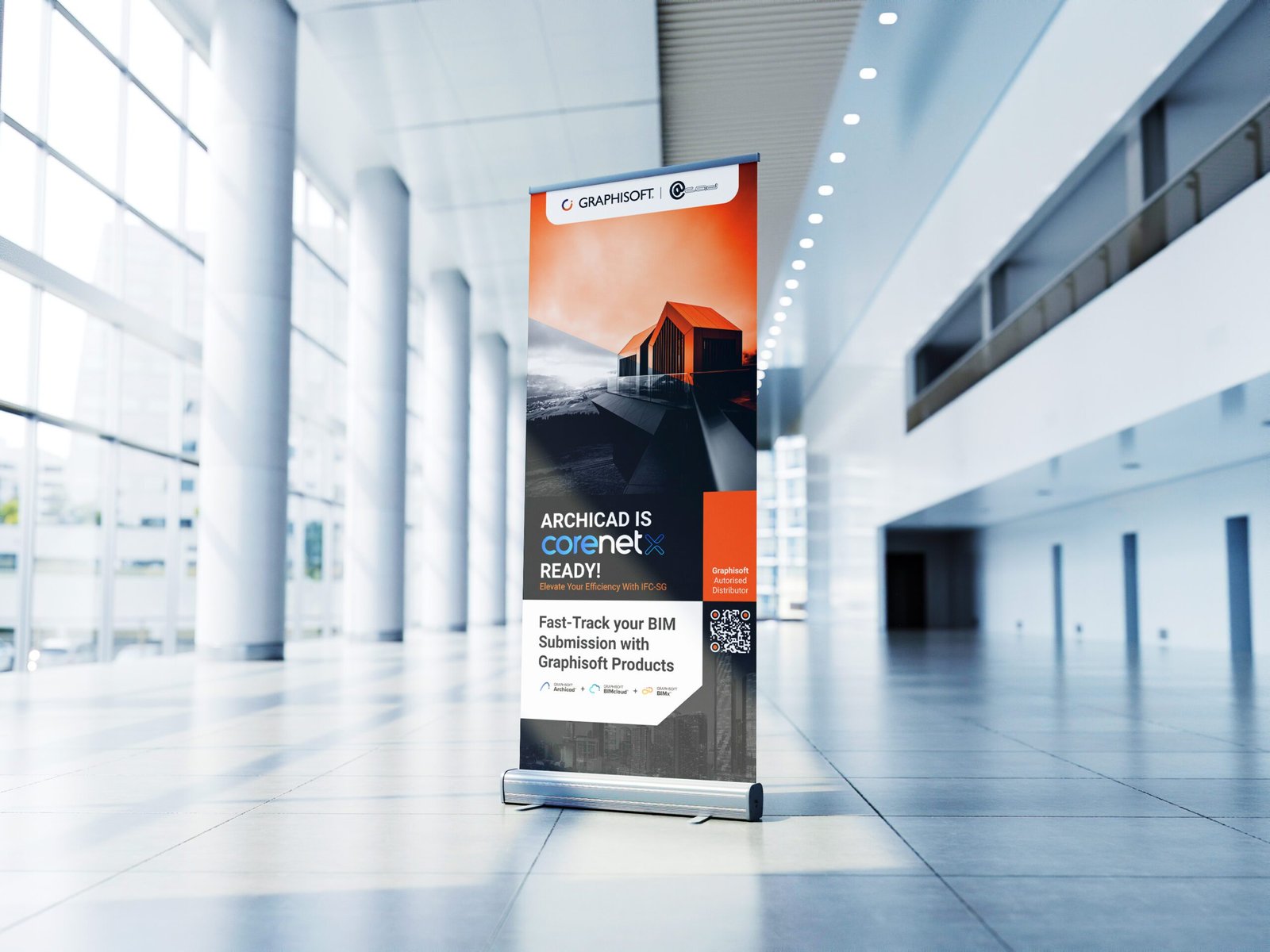ACAD SG CORENET X Event Roll up Banner