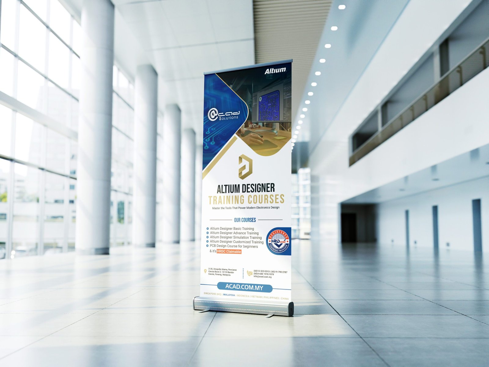 RollUp Banner_Altium Designer Training Course Banner 2025